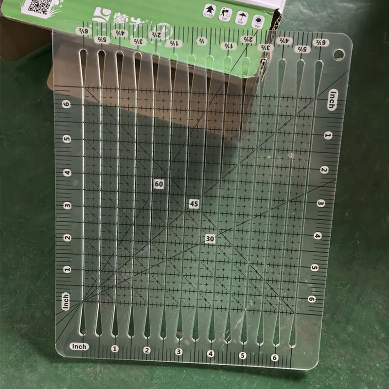 Quilting Ruler Square - 5 dalam 1 Penggaris untuk Memotong
