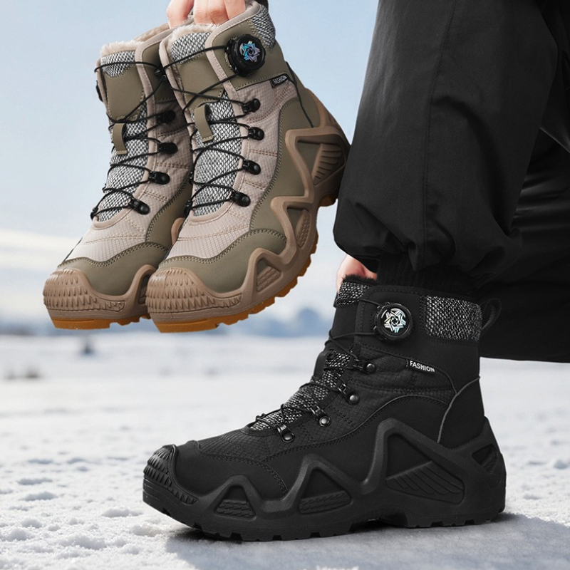 Sewing Fleece - Sepatu Hiking Outdoor Anti-selip Ukuran Besar