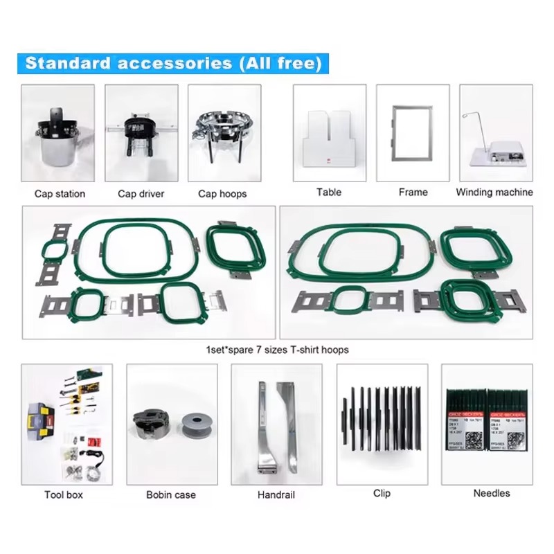 Sewing Machine In Textile - Mesin Bordir Komputerisasi 9 Jarum 1200RPM