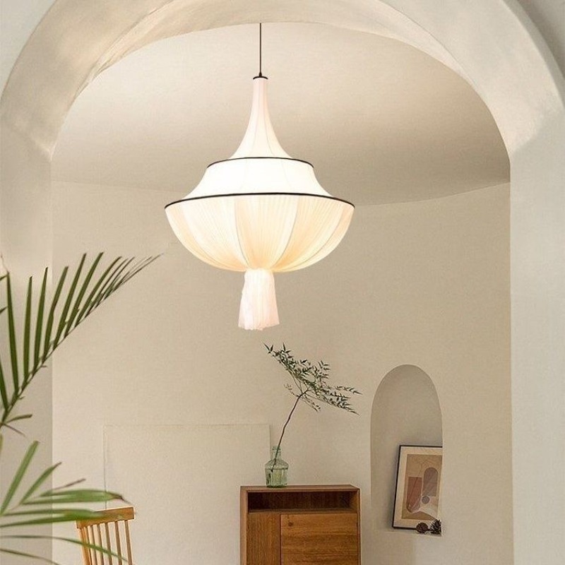 Century Textile & Sewing Supply Photos - Lampu Gantung LED Kain Seni Desain