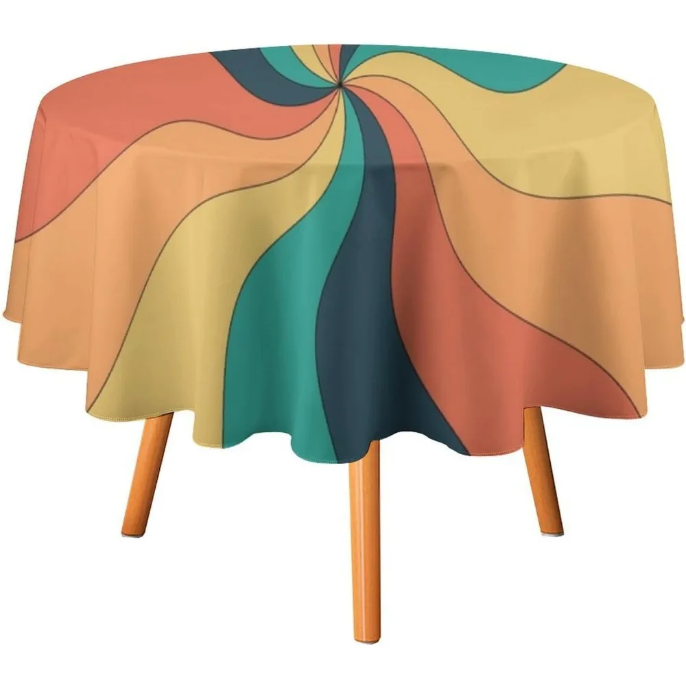 Taplak Meja Bundar Motif Abstr - Century Textile & Sewing Supply Photos ulasan dan harga