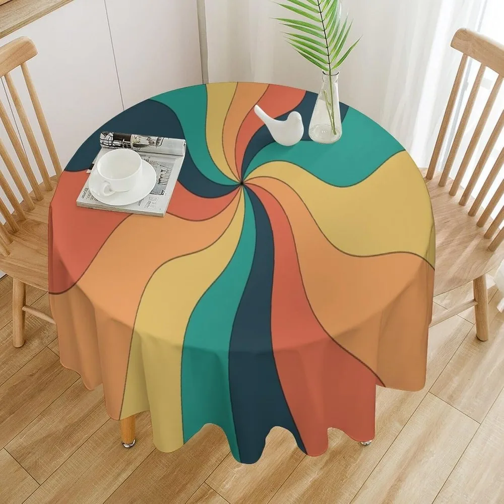 Taplak Meja Bundar Motif Abstr - Century Textile & Sewing Supply Photos ulasan dan harga