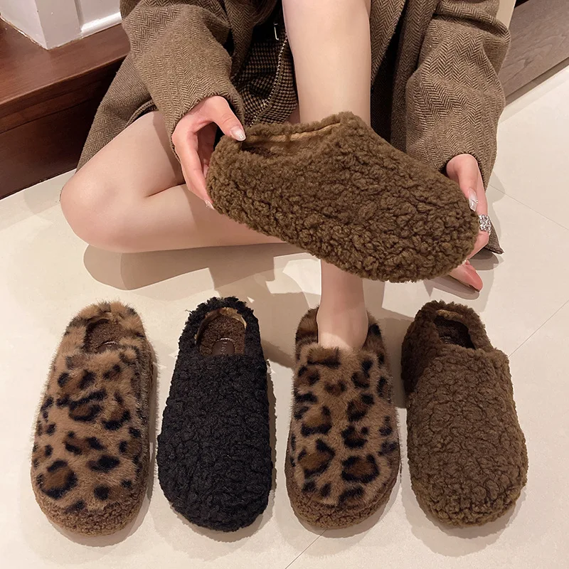 Sandal Berbulu Wanita Bulu War - Sewing Fleece ulasan dan harga