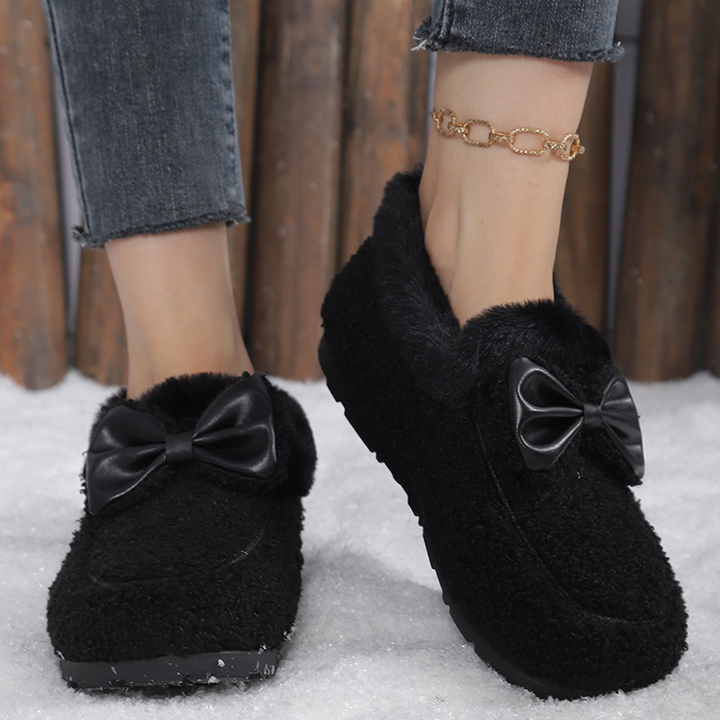 Sepatu Wanita Musim Dingin Han - Sewing Fleece ulasan dan harga
