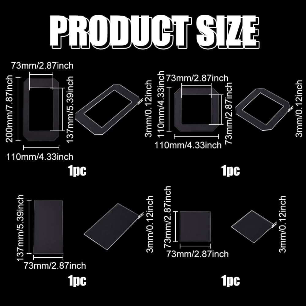 2 Set Templat Quilting Templat - Quilting Ruler Square ulasan dan harga