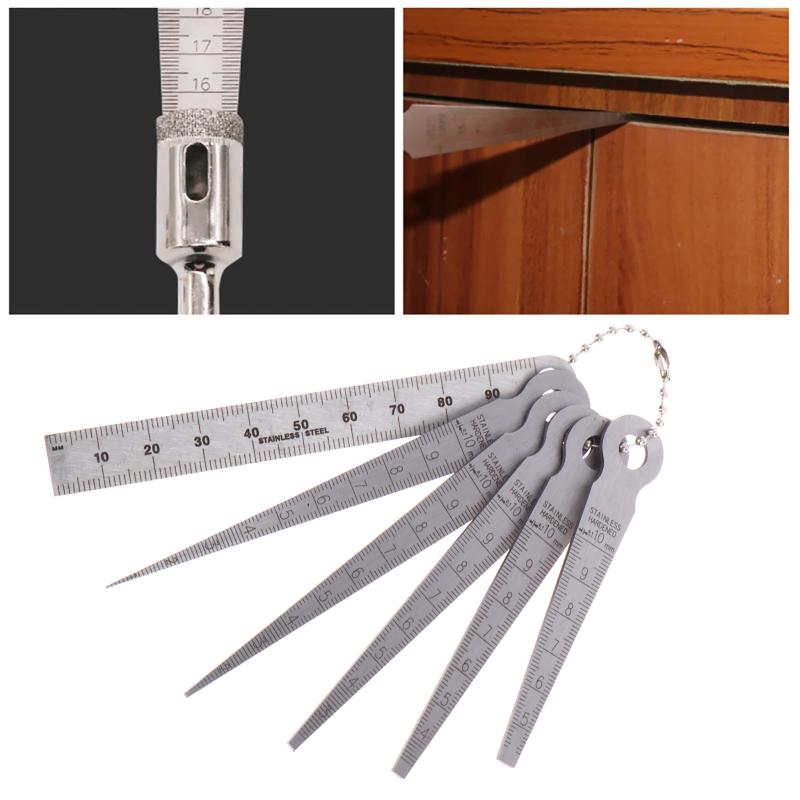 6 Buah Alat Pengukur Feeler Ga - Seam Gauge Metal ulasan dan harga