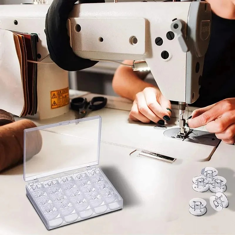 25pcs Set Bobbin Benang Bawah  - Sewing Factory ulasan dan harga