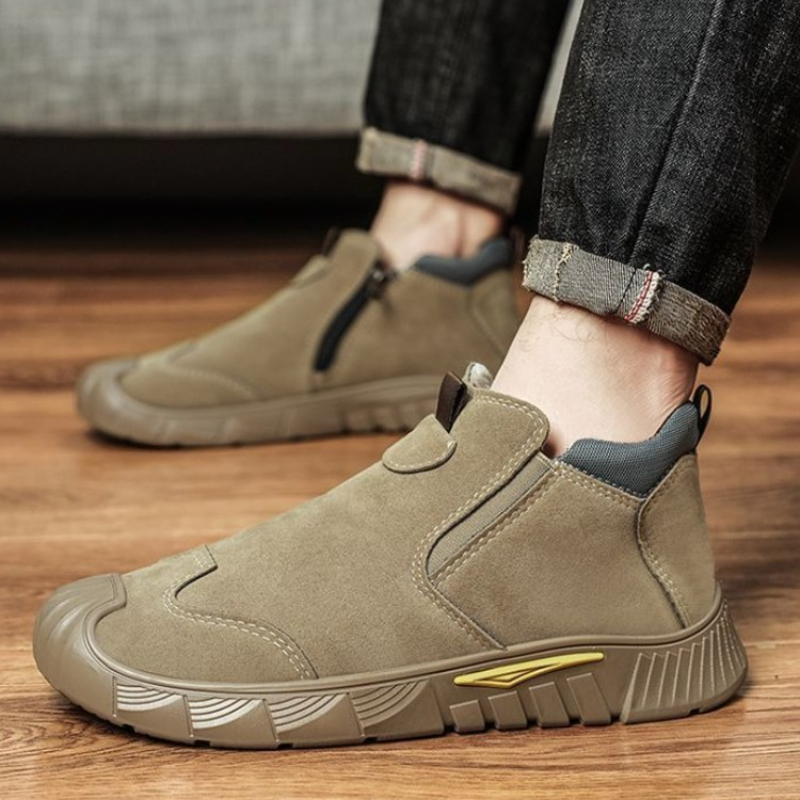 Sepatu Kerja Termal Pria 2025  - Sewing Fleece ulasan dan harga