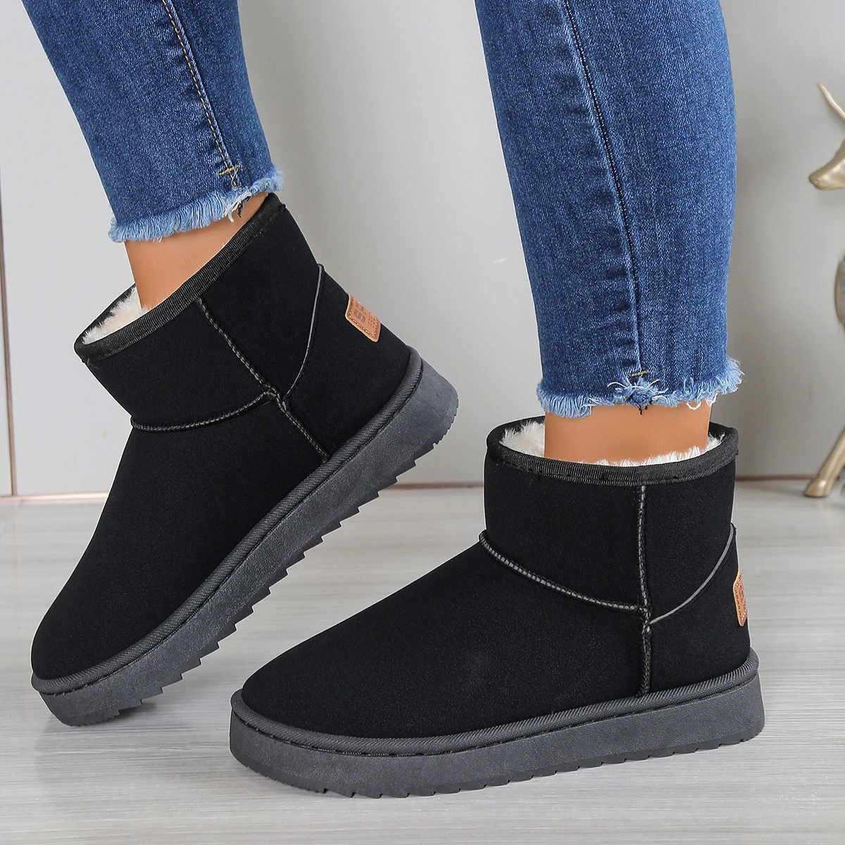 Sepatu Bot Salju Model Terbaru - Sewing Fleece ulasan dan harga