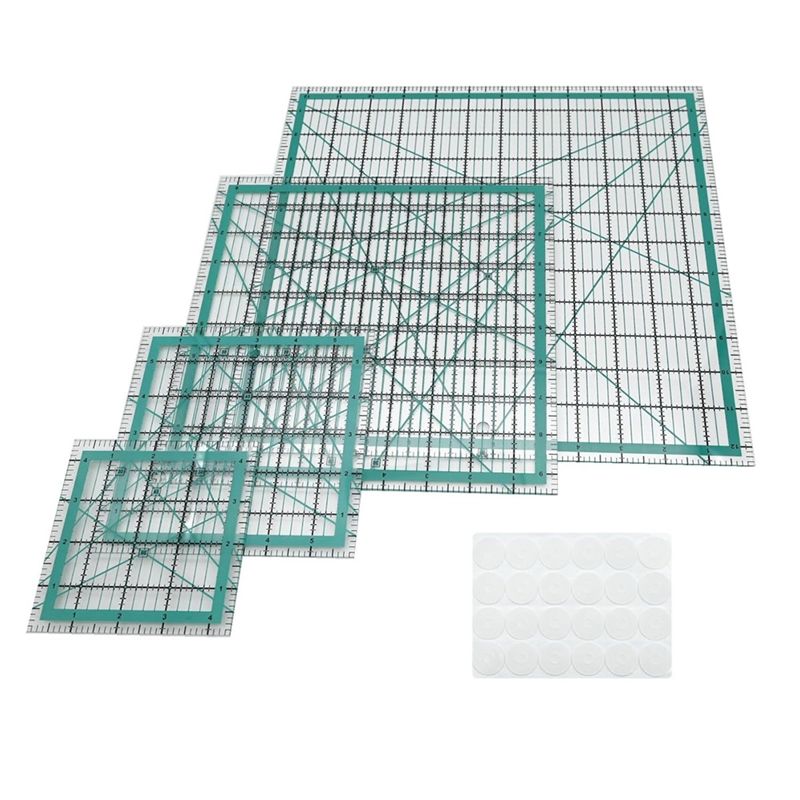 AEE4-Penggaris Quilting, 4 Tem - Quilting Ruler Square ulasan dan harga