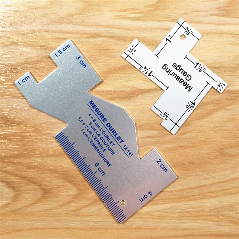 Penggaris Presisi untuk Menguk - Seam Gauge Metal ulasan dan harga
