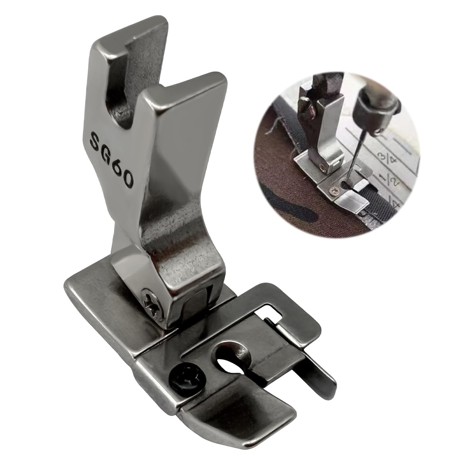 Alat Jahit 1/4 Inci # SG60 Den - Seam Gauge Metal ulasan dan harga