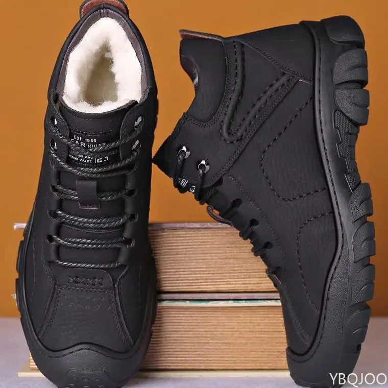 Sepatu Bot Tebal Beludru Musim - Sewing Fleece ulasan dan harga