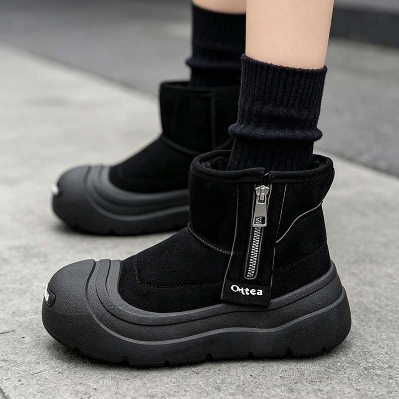 Sepatu bot salju pria dengan l - Sewing Fleece ulasan dan harga