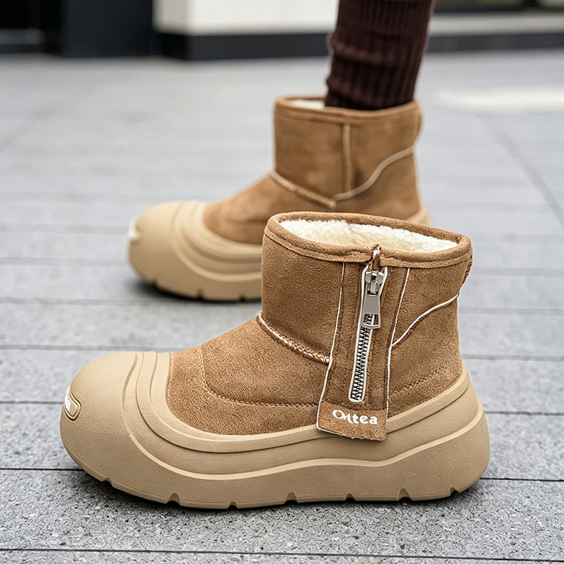 Sepatu bot salju pria dengan l - Sewing Fleece ulasan dan harga